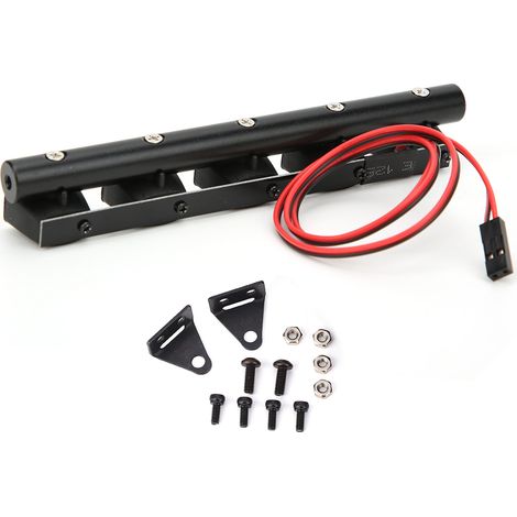 Phare de toit LED 5 pour voiture RC crawler échelle 1/10, barre de projecteurs compatible TRX4 90046 SCX10 Pull Car5 (1/5)