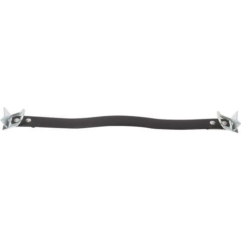 Cinghia di sollevamento laterale robusta in metallo nero, 1 pezzo, supporto per batteria dell'auto (1/5)