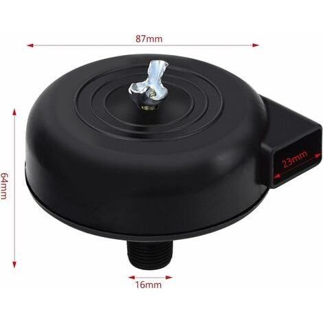 Luftkompressor-Filterschalldämpfer, 3/8"-Gewinde (16 mm) – Teile für Luftkompressoren (1/4)