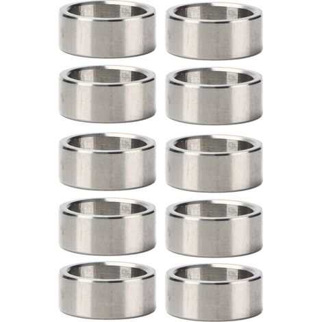 Distanzscheibe aus Edelstahl, 15 mm Außendurchmesser, 12 mm Innendurchmesser, 10er-Packung, Hardware-Zubehörset 3515-0015-0060 (1/5)