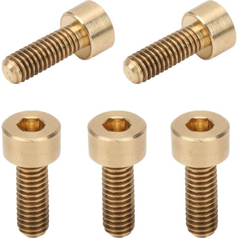 M4 pure copper cup-head hex socket screws (7mm head diameter, 4mm head thickness) (sold in packs of 50) M411 (1/5)