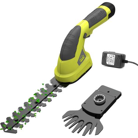 1 Cisaille à gazon 2 en 1, Batterie 7,2V, Lame 100mm, Pour haies et pelouses, Outil portable avec chargeur (1/5)