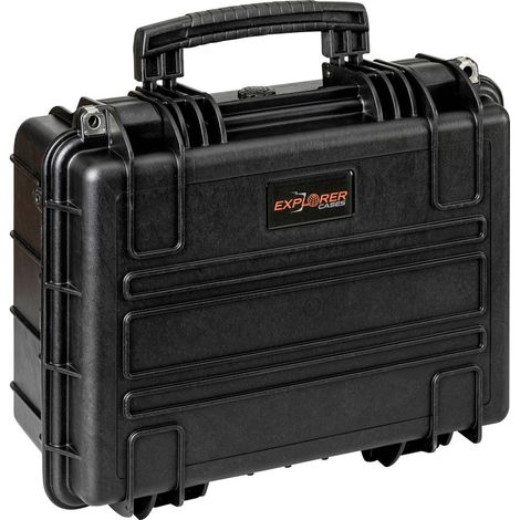 Explorer Cases Valigetta portaoggetti outdoor 3818HL.B black with pick & pluck foam (L x A x P) 38 x 27 x 18 cm Nero 38 (1/3)