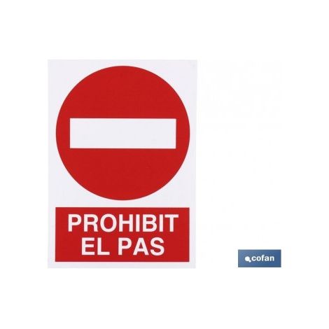 SeÑal poliestireno 297x210 mm