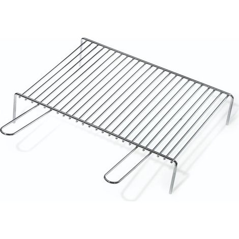 Grillrost 50 x 35 cm aus chromiertem Stahl mit robuster Konstruktion (1/2)