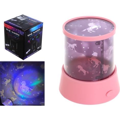 Lámpara de noche Proyector Unicornio Proyector de estrellas Caballos LED para niños (1/5)