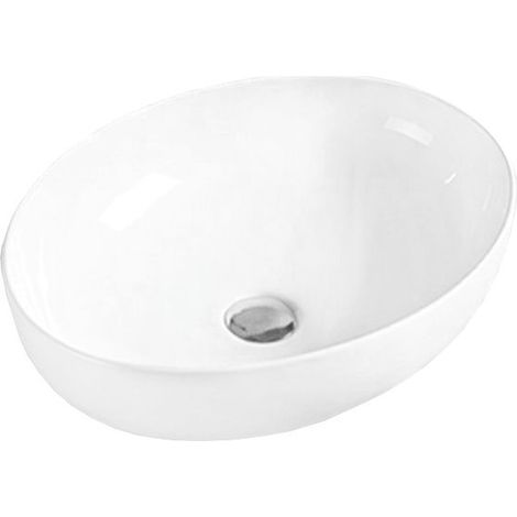 Mexen Jowita lavabo sobre encimera 52 x 39 cm, blanco - 21355200 (1/2)