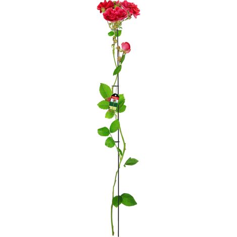 Soporte para plantas, estructura metálica, 150 cm de altura, soporta plantas trepadoras, diseño elegante, previene daños a las plantas. (1/5)
