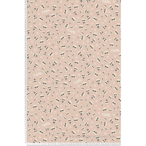 Papier peint Contemporain Rose Karl Lagerfeld Montecolino (1/4)