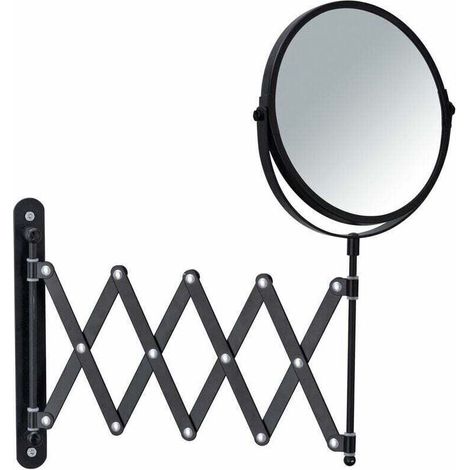 Miroir mural à bras télescopique