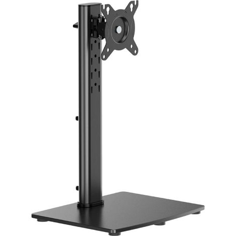 AISENS Soporte de Mesa Con Peana Eco Giratorio e Inclinable para Monitor/TV 12kg de 17-34, Negro