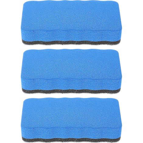 Lot de 3 effaceurs pour tableau blanc effaçables à sec, réutilisables, pour tableau blanc de bureau. (1/5)