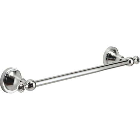 PORTA SALVIETTE DA PARETE IN ACCIAIO INOX CROMATO MODELLO NEVIS - DIM.  CM (LXPXH): 64,8X8,2X6  - CROMATA  - GDY