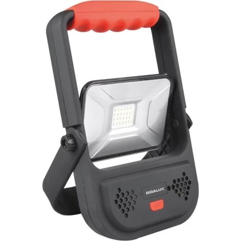 Projecteur LED 24W 1200 lumens rechargeable Bluetooth (1/3)
