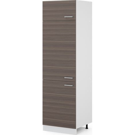 Dispensa universale R-Line, Grigio, 60 cm con porte, Vicco