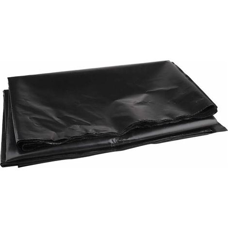 Liner pour bassin 3 x 3 m – Caoutchouc PEHD noir haute résistance – Surface lisse et flexible – Pour étangs et jardins aquatiques (1/3)