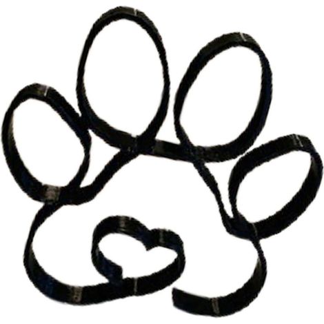 Sculptures décoratives abstraites de chiens et de chats, objets de collection, figurines d'animaux, statues, cadeau pour bureau ou meuble de rangement-10x10x1.6cm-D (1/5)