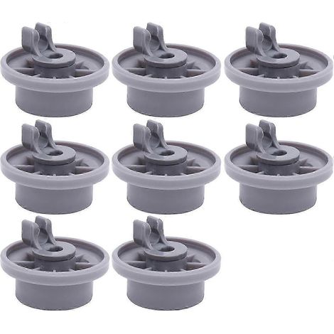8 roulettes universelles pour panier inférieur de lave-vaisselle Siemens Bosch Beko Neff (1/5)