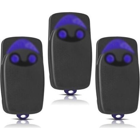3 Pièces Remplacement pour télécommande NICE, télécommande portail 433,92MHz 2 canaux, compatible avec Flo1r-s, Flo2r-s, Flo4r-s (1/5)