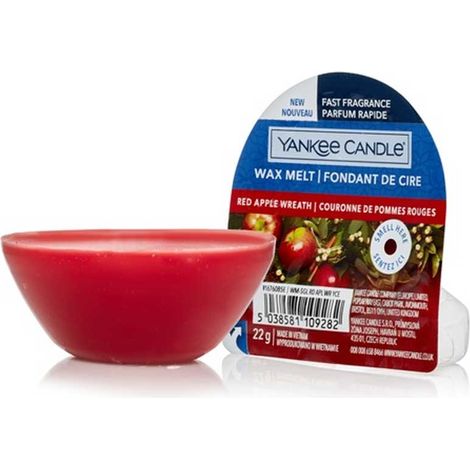 Bougie parfumée Yankee Candle, parfum Couronne de pommes rouges, 22 g