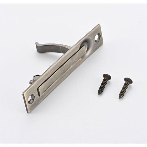 Poignée de porte coulissante escamotable,10 cm, Poignées à bords cachés,montage encastré(1,Bronze)