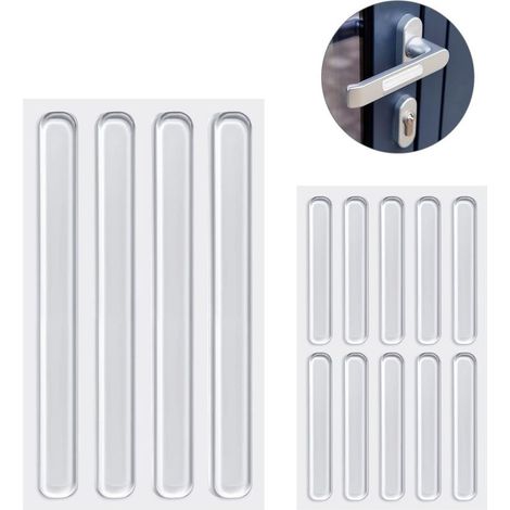 Tampons de Protection Transparents,14PCS Pare-Chocs en Caoutchouc Tapis De Meubles Tapis Anti-Bruit Transparent pour Portes D'armoires,Cuisine,Salle de Bain,Bureau (1/5)