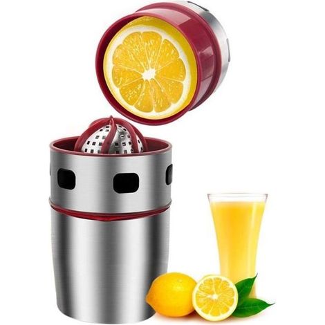 Presse-agrumes Manuel en Acier Inoxydable - ZGEER - Extraction de jus efficace - Compatible lave-vaisselle (1/4)