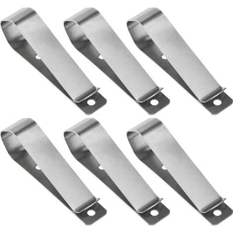 pinces de rangement pour porte de garage Acier inoxydable, argent, remplacement (1/5)