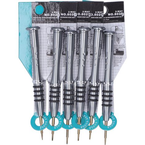 Kit de 6 tournevis plats pour le démontage d'iPhone et autres produits électroniques (1/5)