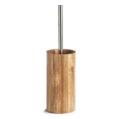 Zeller Spazzola WC in legno d'acacia elegante 36 cm