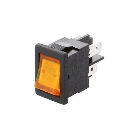 Interrupteur bipolaire lumineux jaune H8553vbnao-amari