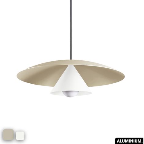 Lampe de suspension - OLEMI PEYOTE - BLANC (1/3)