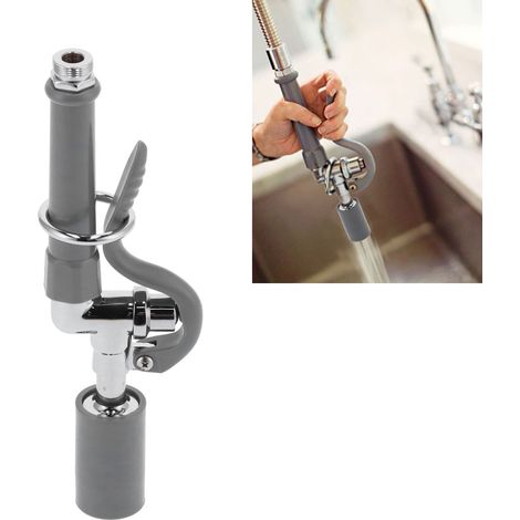 Tête de Pulvérisation de Robinet Haute Pression pour Évier de Cuisine, Accessoire de Remplissage Gris