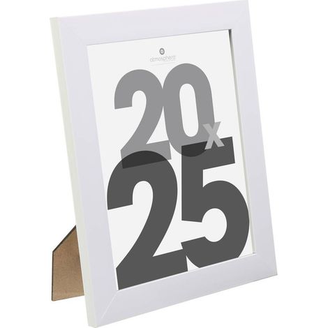 Fotorahmen Lise - Holz und Glas - weiß - 20x25 cm