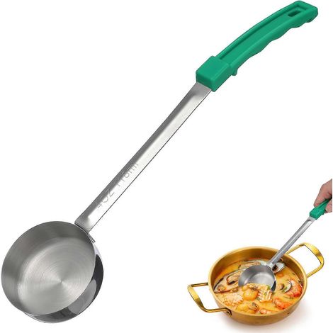 Cuillère de service longue pour le contrôle des portions, louche de qualité supérieure, louche durable (1/5)