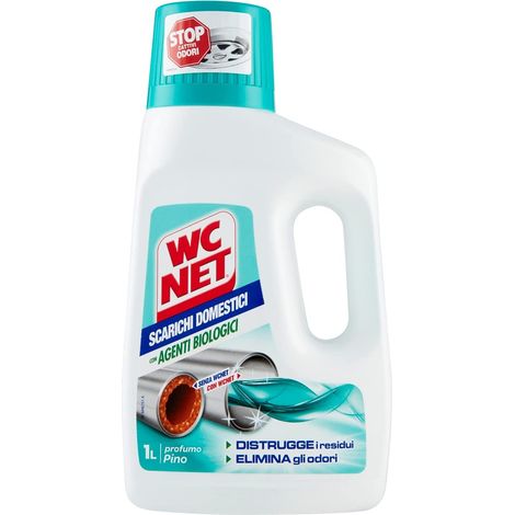 Wc Net Professional - Scarichi Domestici con Agenti Biologici, , Pino, 1000 ml