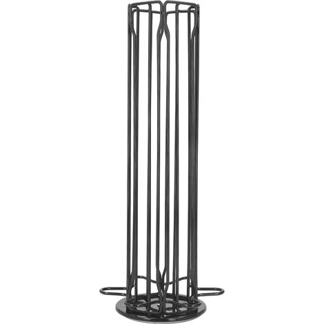 Support tour de rangement rotatif pour capsules de café, noir (1/5)
