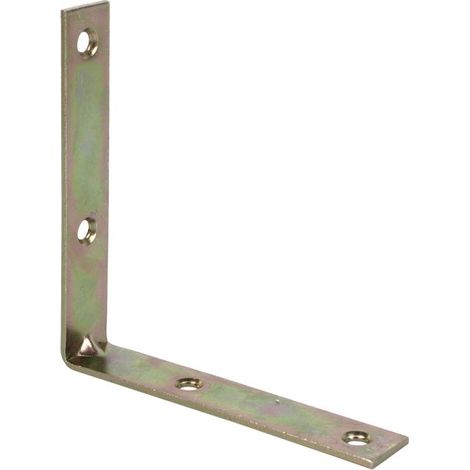 Pack 40 unidades escuadra de ángulo 60 mm acero zincado