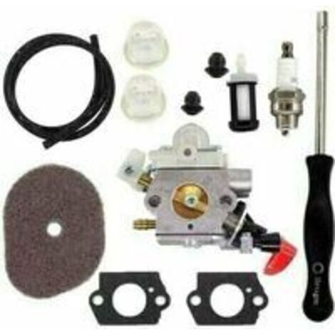 Carburetor with air filter for Stihl FS40, FS50, FS56, FS70, FS70C, FC70, FC56, FS56C, HT56, HT56C, KN56, KM56, KM56C lawnmower parts 4144 120 0608 41441200608 C1M-s267A (1/5)