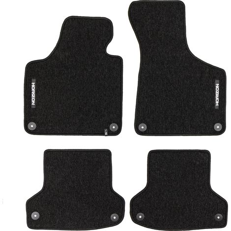 Tapis de Sol de Voiture pour Audi A3 Sportback 8P 2003-2013 Velours Noir 4Pcs (1/5)