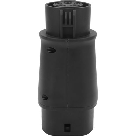 Adaptateur de charge pour véhicule électrique Type 1 vers Type 2, connecteur EV 16-32A 220-250V, pour véhicules standards EU vers USA (1/5)