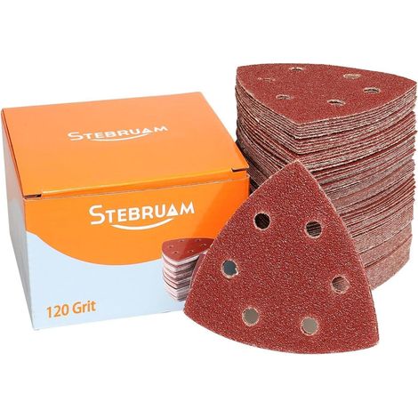Schleifpapier Dreieckschleifer Klett Triangle sandpaper 120 Grits (1/5)