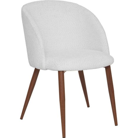 Poltrona bianca celeste l60xp54xh80cm - Atmosphera créateur d'intérieur