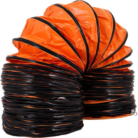 VEVOR Tuyau de Ventilation Longueur 10 m, Conduit Flexible en PVC, Tuyau deEvacuation Flexible pour Ventilateur d’un Diametre de 305 mm, Gaine Flexible Pliable pour Extracteur deAir Echappement Usine