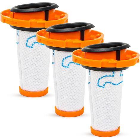 Lot de 3 filtres de rechange pour aspirateur sans fil Rowenta X-Force Flex 9.60 / X-Pert 7.60 / X-Nano aspirateur sans fil - Filtre lavable pour modèles Allergy RH2038WO, RH2037WO, RH2039WO (1/5)