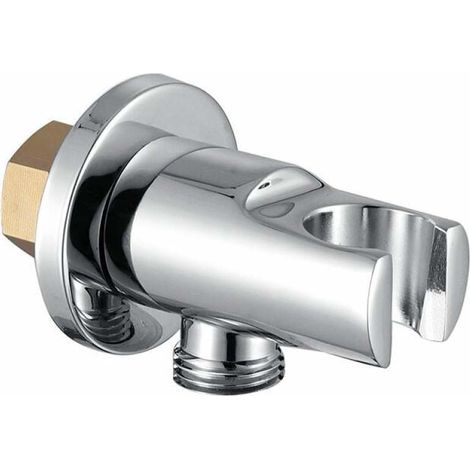 Coude De Douche - Raccord Murale Avec Filetage Extérieur 1/2 Pouces - Support Pour Pulvérisateur À Main - 1 Pièce (1/5)