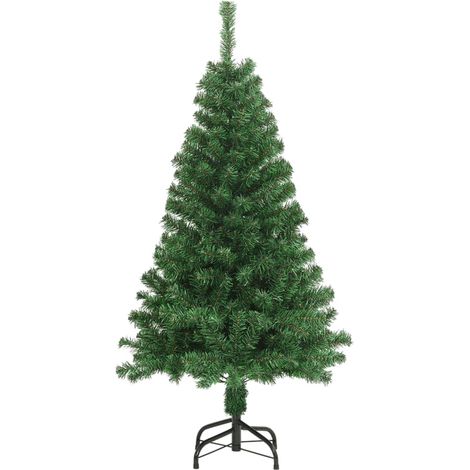 INLIFE Arbre de Noël artificiel avec branches épaisses PVC Vert 150 cm (1/5)