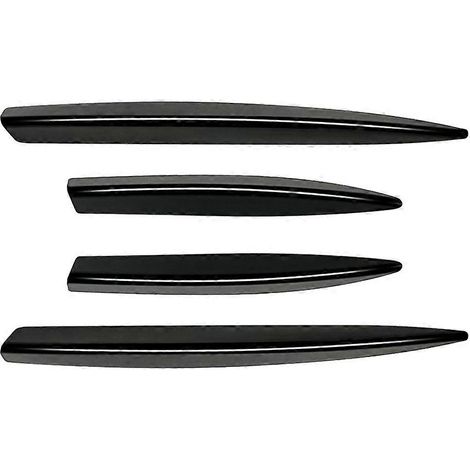 Lèvre de pare-chocs avant noire brillante, garniture de calandre avant pour Mercedes-Benz Classe A W177 A180 (à partir de 2023) et AMG (à partir de 2018). Autocollant de spoiler de voiture. (1/5)