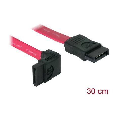 Câble de raccordement Delock disque dur [1x SATA femelle 7 pôles - 1x SATA femelle 7 pôles] 0.30 m rouge C676871 (1/2)