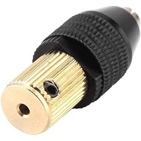 Mandrin de Perçage, Mini Mandrin de Perçage Électrique Miniature Auto-Serrant avec Conception De Texture Antidérapante, 0,3-3,4 Mm(3.17mm) (1/5)